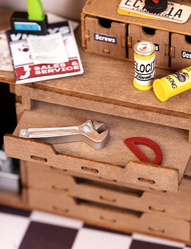 Rolife - Puzzle - Unisex adulto - Garage Workshop DG165