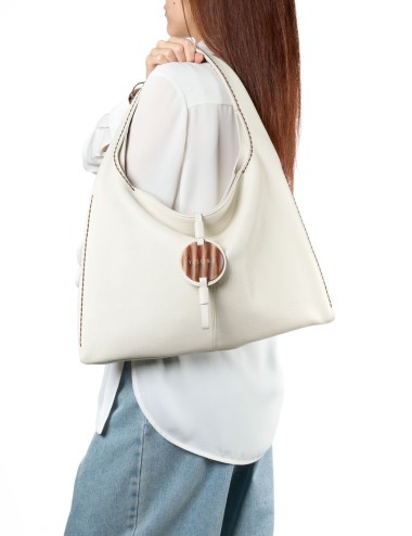 VISONA' - Borsa hobo - Donna - POSITANO LATTE - 26326