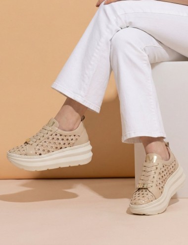 LORENZO MARI - Sneaker - Donna - Ada 06 Nude